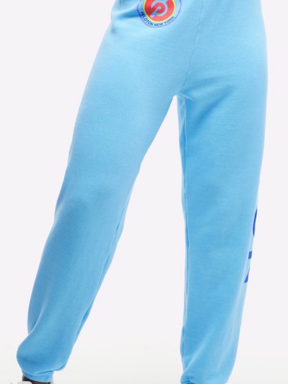 Aviator Nation Light Blue Track Joggers with Logo